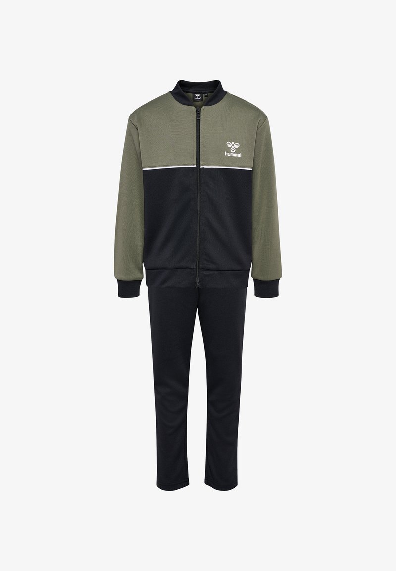 Hummel HMLDALLAS SET - Chándal - dusty olive