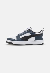 Puma - REBOUND - Sneakers laag - white/black/club navy Miniatuurafbeelding 1