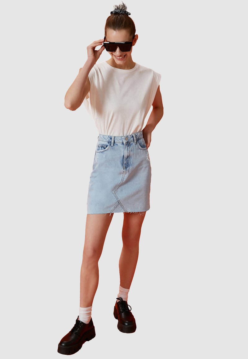 Koton Jeansrok lichtblauw Koton Jeansrok lichtblauw