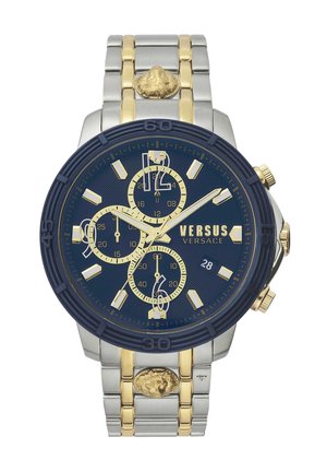 Montre à aiguilles - bicolor blue
