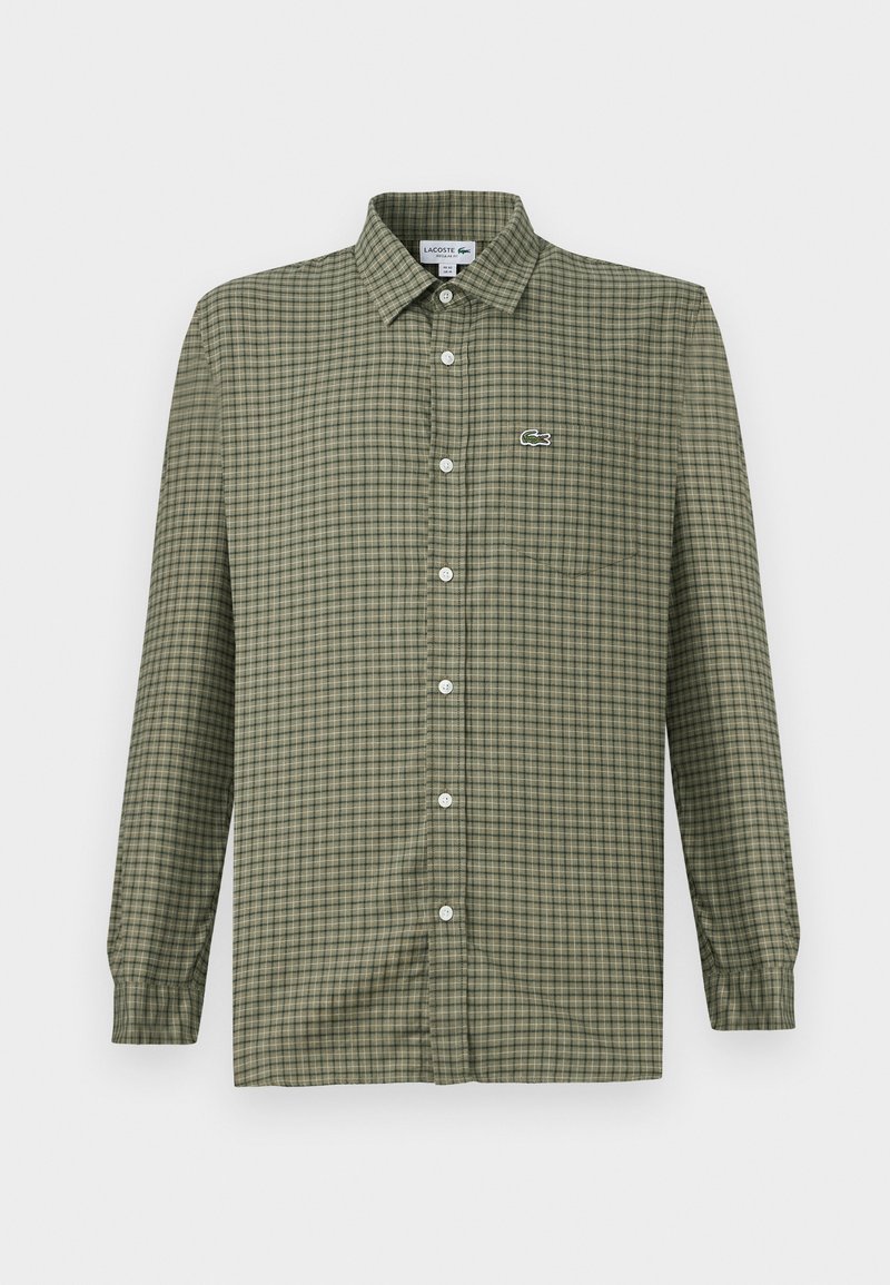 Lacoste Overhemd olijfgroen