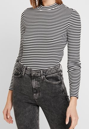 Monki Camiseta de manga larga - mottled black