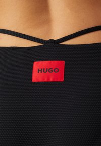 HUGO RED LABEL HIGH WAIST - Spodný diel bikín - black
