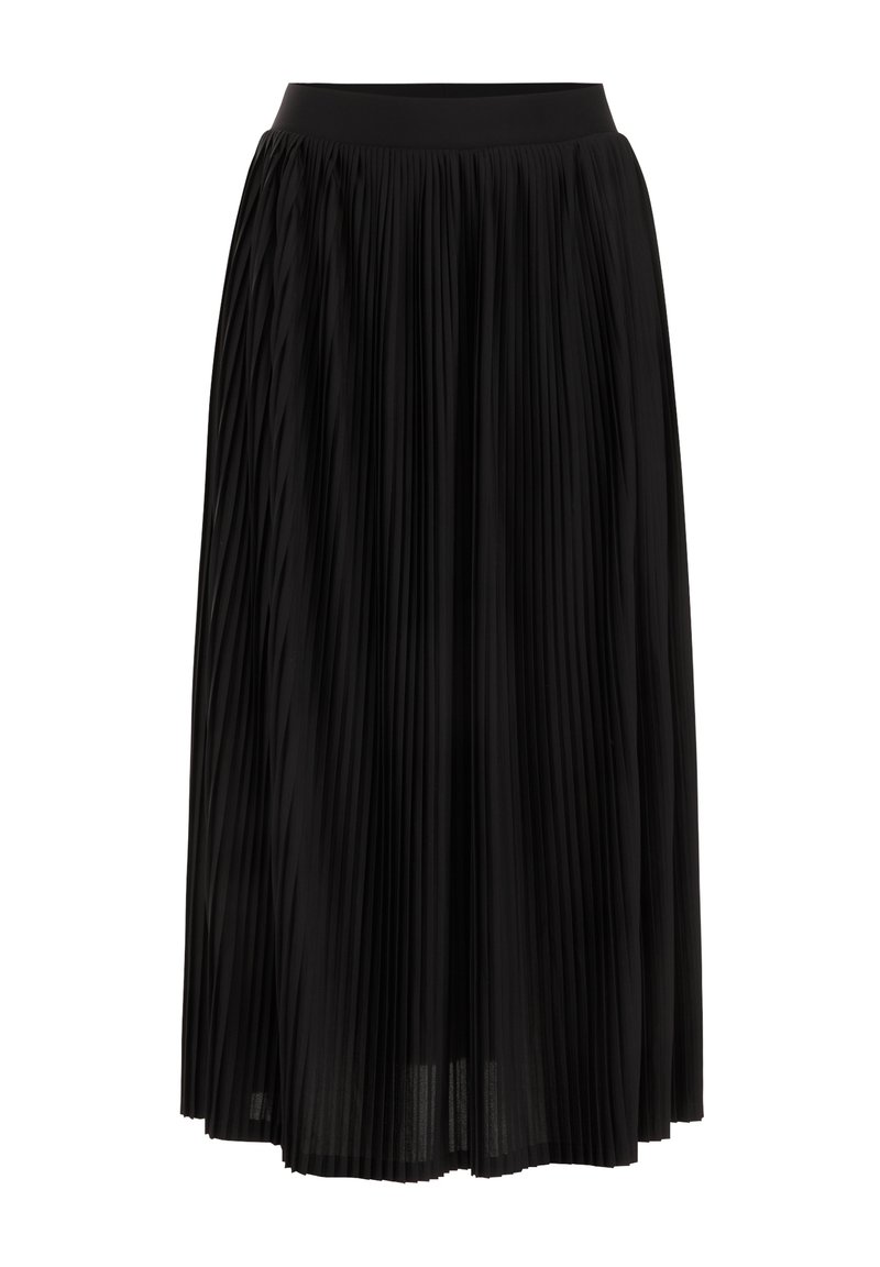 WE Fashion Plooirok zwart