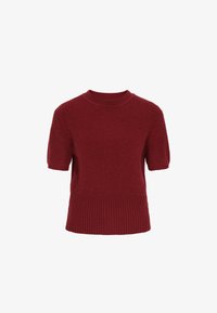 Unselected, burgundy