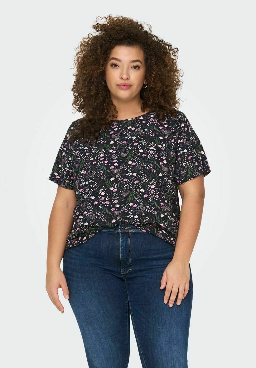 Produktbild von ONLY Carmakoma CARVICA LIFE - Bluse - Black/magnolia/schwarz