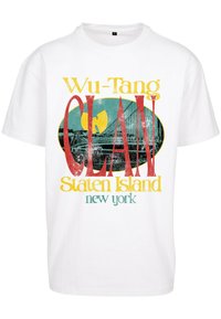 WU TANG STATEN ISLAND OVERSIZE - Majica kratkih rukava s printom - white