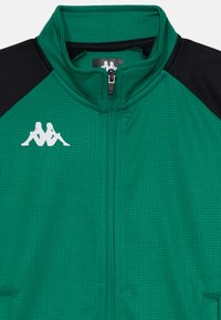 Kappa LENNO UNISEX - Sweatjakke - green/black