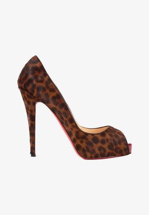 Christian Louboutin, Talons hauts à bout ouvert - brown