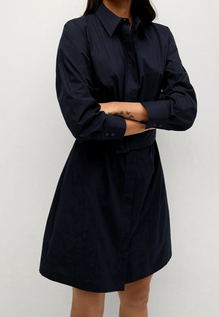 Mango Abito a camicia - royal blue