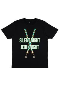 Star Wars STAR WARS CHRISTMAS LIGHT SABERS - Triko s potiskem - black