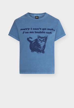 BDG Urban Outfitters INSIDE CAT RELAXED
- Μπλουζάκι με στάμπα - blue