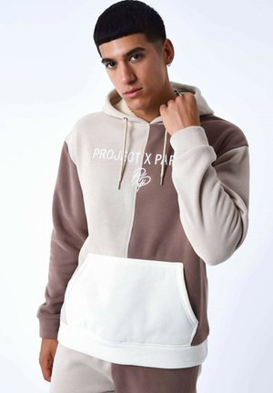 Project X Paris Felpa Con Cappuccio In Velluto Corto - Top Crop Elastico Con Tasca A Marsupio, 80% Cotone 20% Poliestere - 5