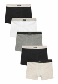 Next - SOFT WAISTBAND 5 PACK - Panties - white black Thumbnail-Bild 1