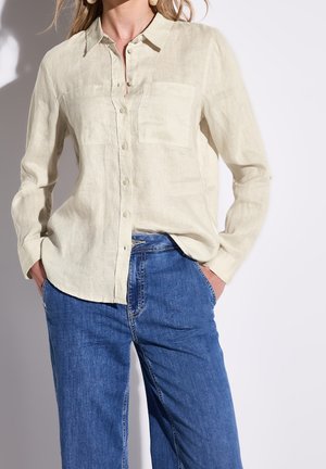 Overhemdblouse - sand
