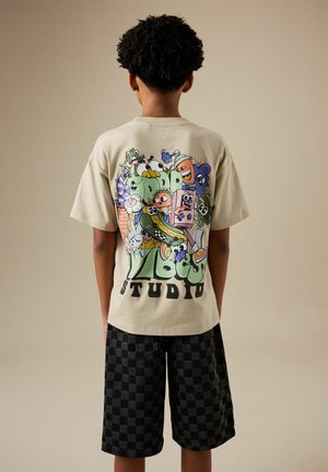 Next, SHORT SLEEVE GRAPHIC - T-shirt con stampa - stone back print
