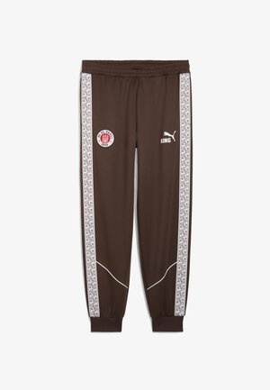 Pantaloni de trening - espresso brown white