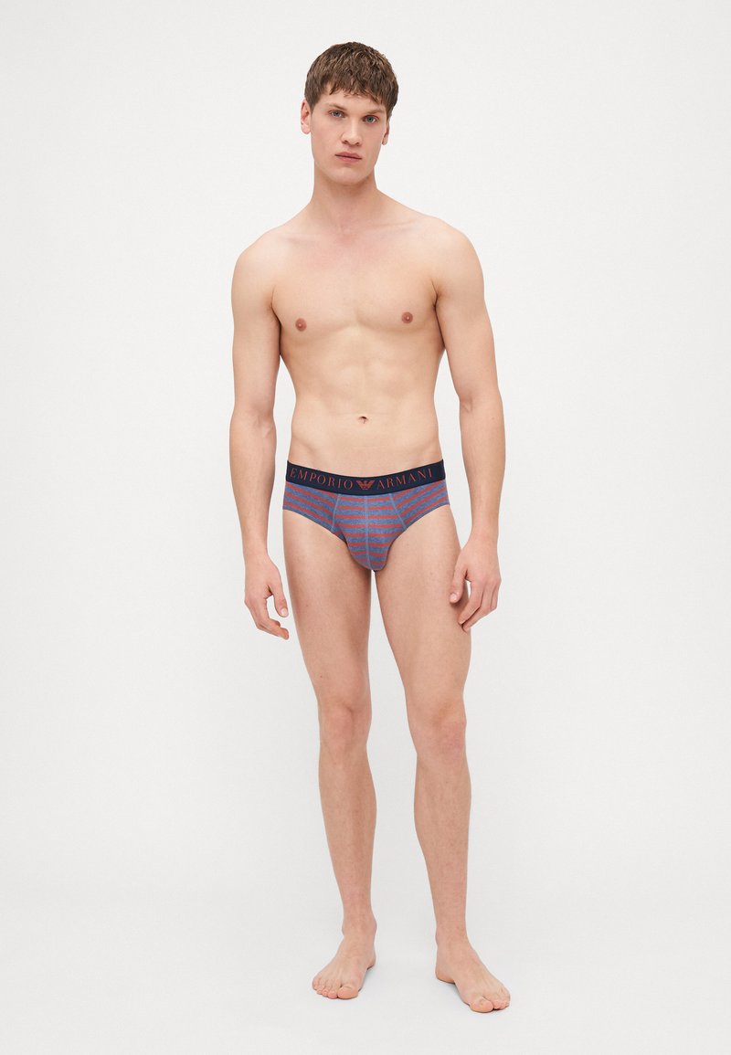 Emporio Armani - BRIEF 2 PACK - Slip - dark blue/red, Agrandir