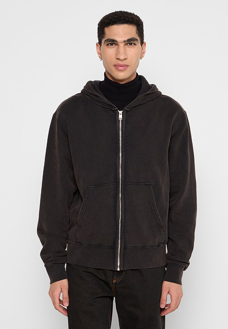 sandro Sweater met rits zwart