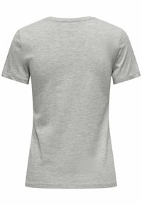 ONLY T-shirt imprimé - light grey melange