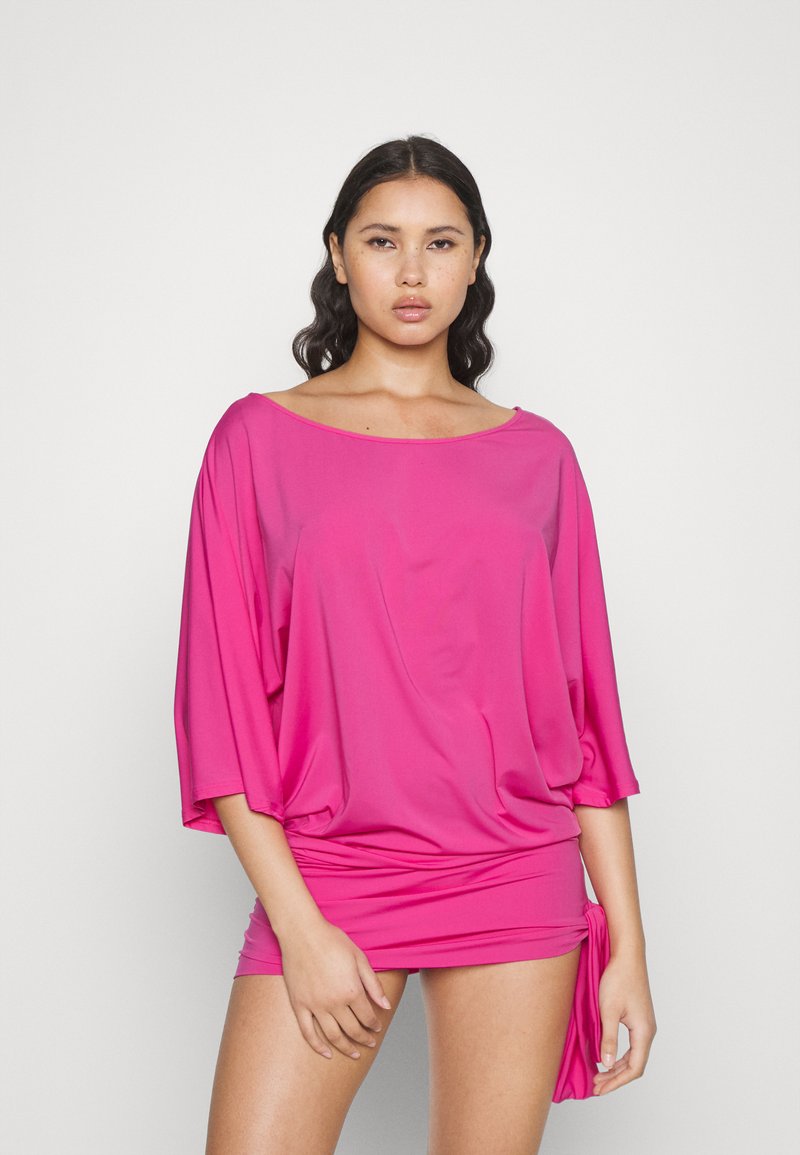 MICHAEL Michael Kors ICONIC SOLIDS SIDE TIE COVER Beach accessory