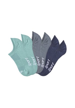 6-PACK - Socken - 2x dunkel mint, 2x marine, 2x grau