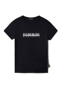 Napapijri S-BOX - Camiseta estampada - blu marine