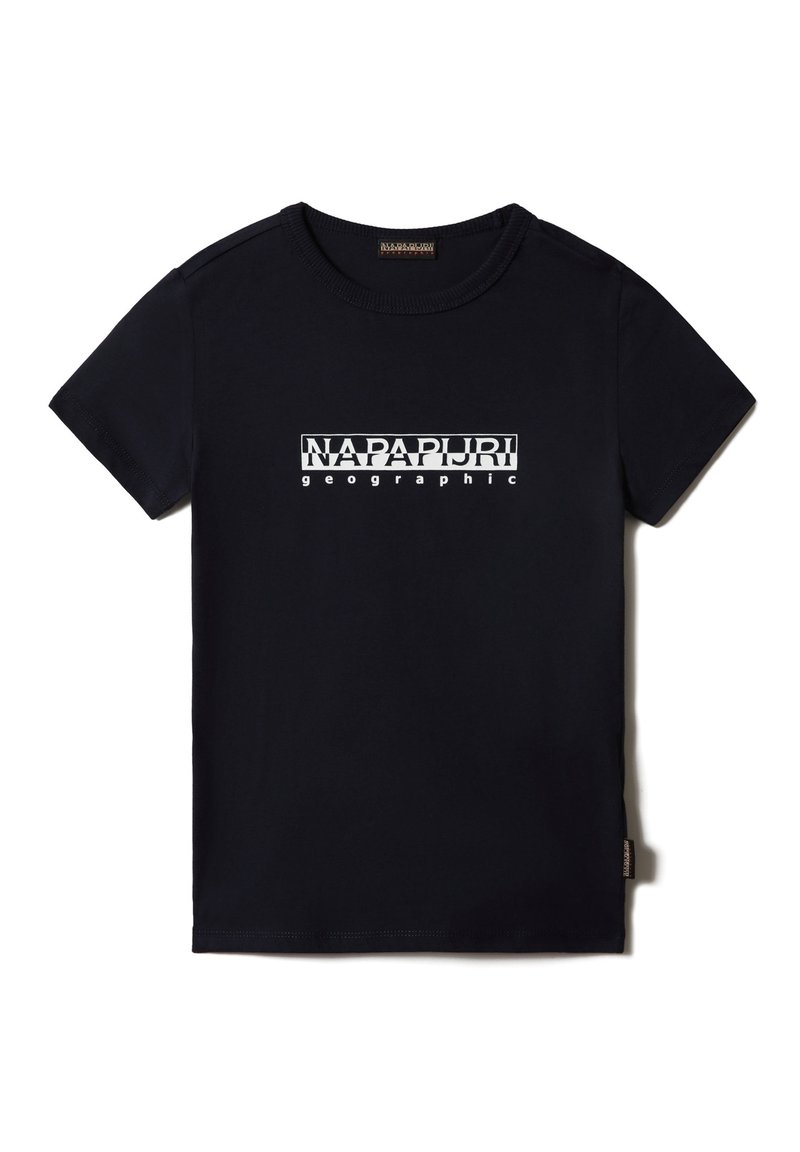 Napapijri S-BOX - Camiseta estampada - blu marine