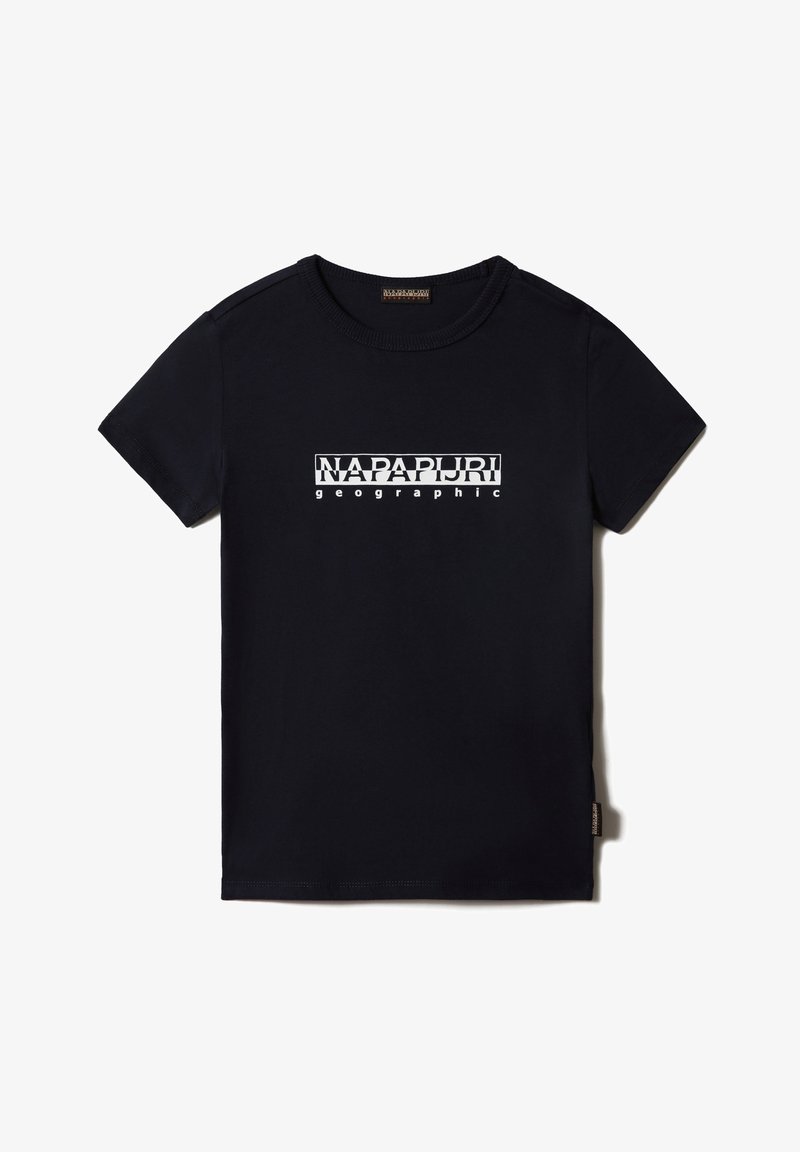 Napapijri S-BOX - Camiseta estampada - blu marine