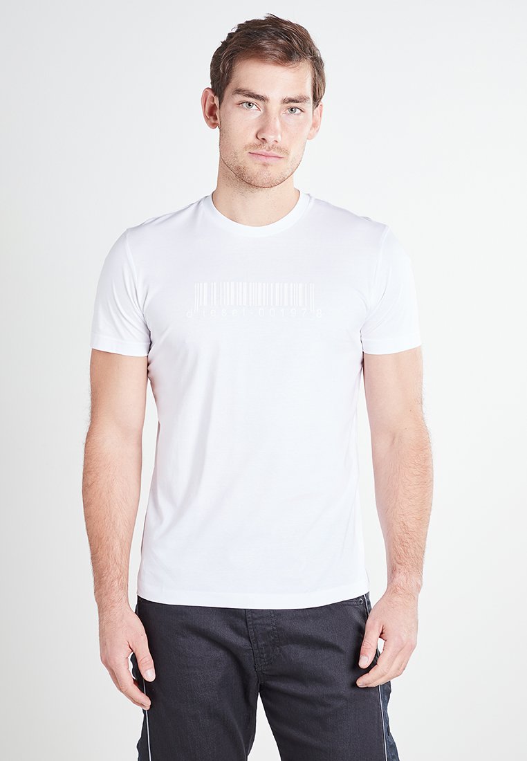 Diesel T-shirt print wit