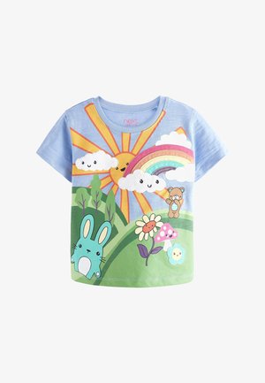 RETRO CHARACTER SHORT SLEEVE - T-shirt print - blue