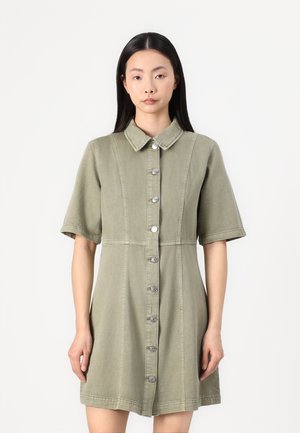 ONLSILLA SHORT BUTTON DRESS - Vestido vaquero - mermaid
