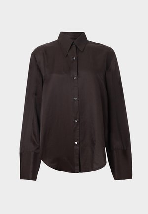 CAMILLA SHIRT - Nööpidega pluus - chocolate