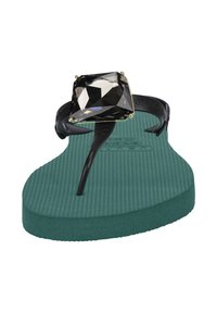 Uzurii SELENA DIAMOND  - Sandales tongs - forest green