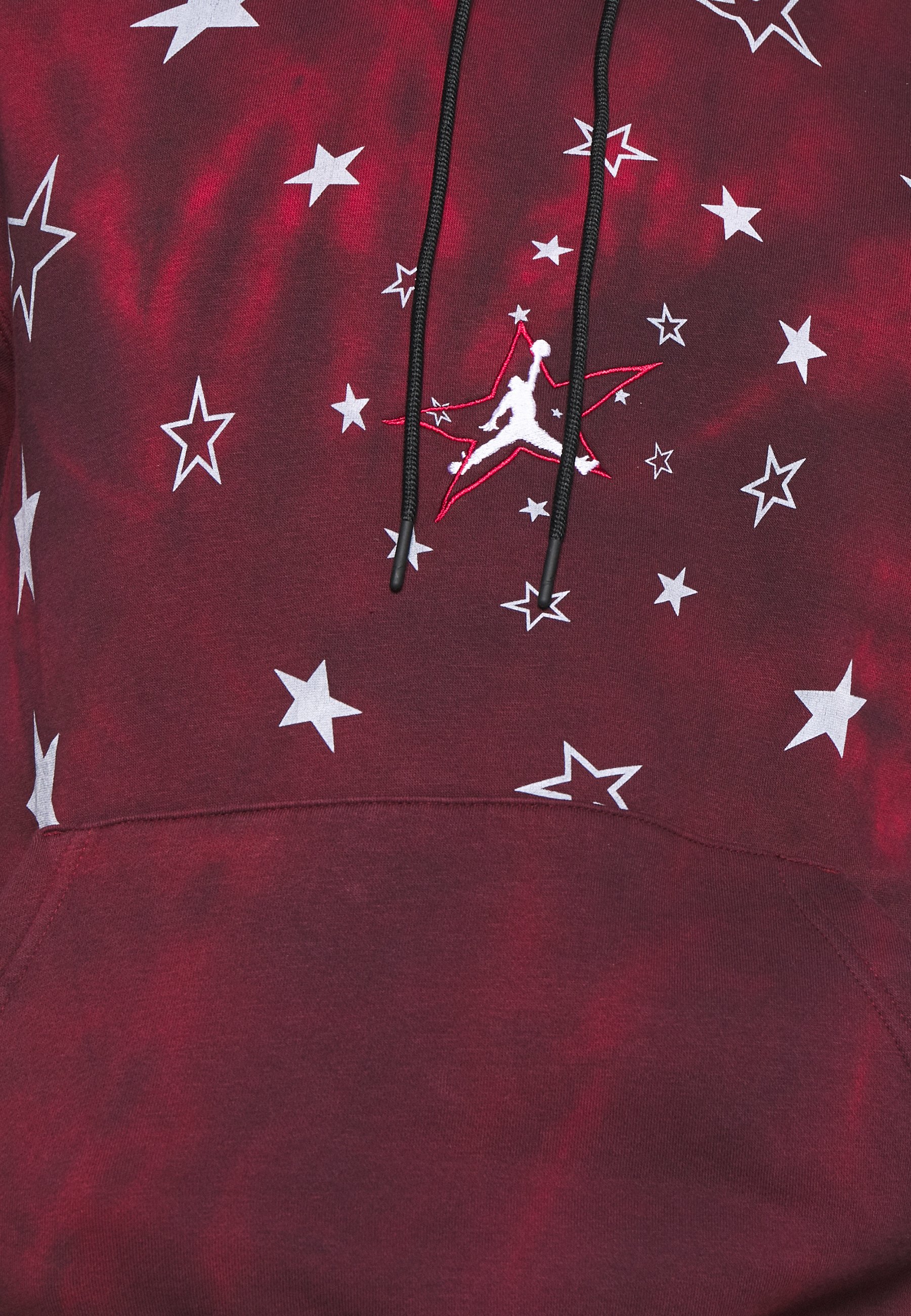 Jordan Sudadera - black/red/burdeos - Zalando.es