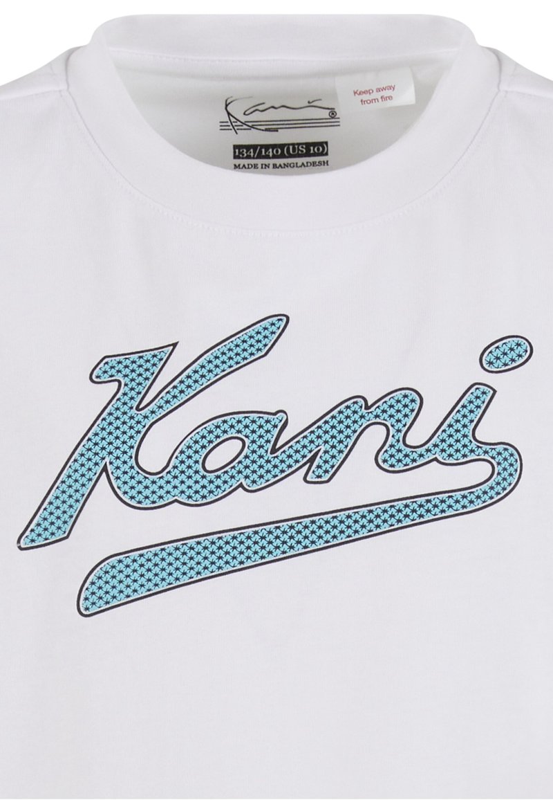 Karl Kani VARSITY PALM Print T-shirt white Zalando