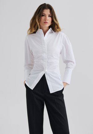 CALISA - Blúzka so zapínaním na gombíky - white