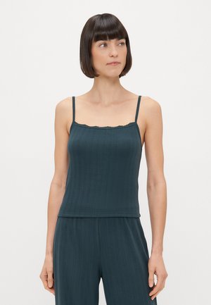 POINTELLE CAMI - Maglia del pigiama - dark green