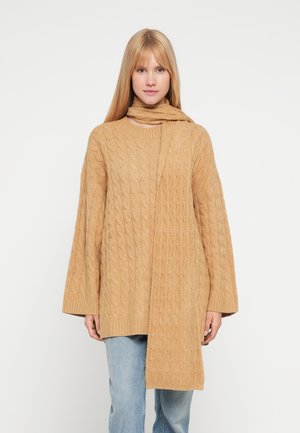 JAMILA JUMPER - Pulóver - dunkel beige