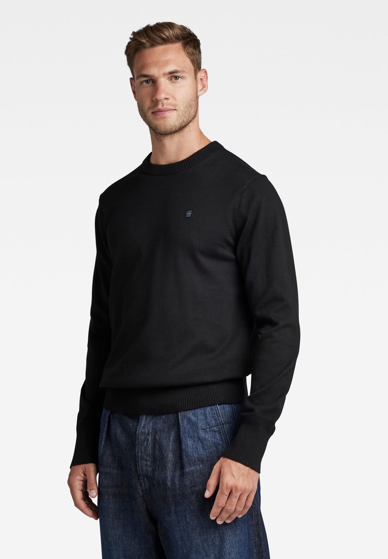 G-STAR CORE - Striktrøje - dk black