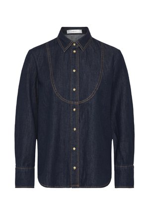InWear, HIROIW SHIRT - Πουκαμίσα με κουμπιά - washed dark blue denim