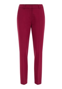 Chinos - burgundy red