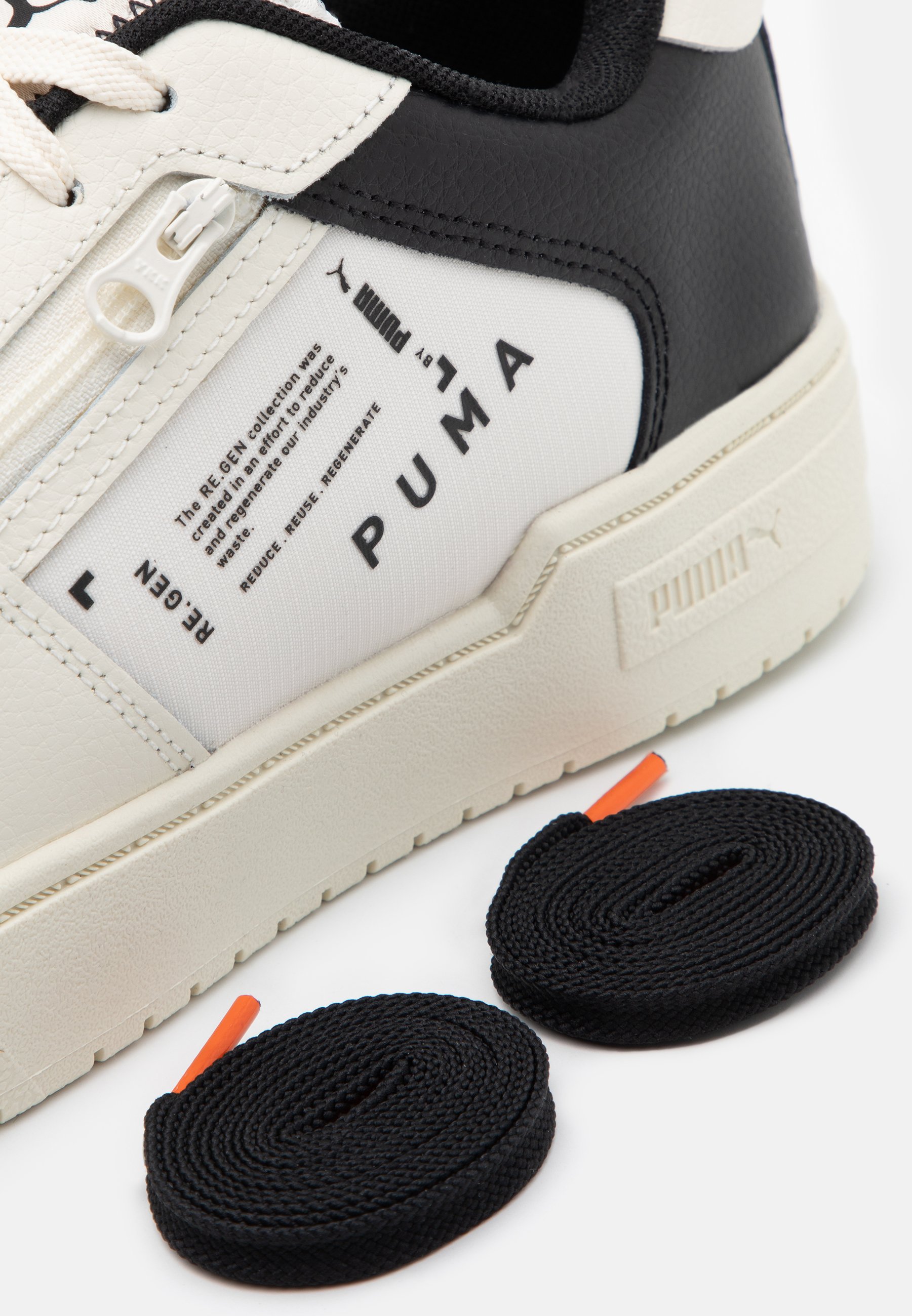 puma ca pro white black