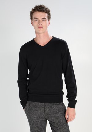 Strickpullover - black