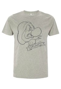 Henry Tiger SNOW WHITE GRUMPY UNISEX - T-shirt con stampa - melange grey