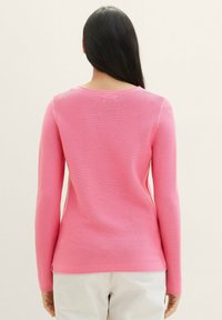 TOM TAILOR NEW OTTOMAN - Maglione - carmine pink