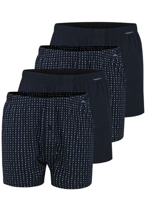 4 PACK - Boxer shorts - navy gemustert