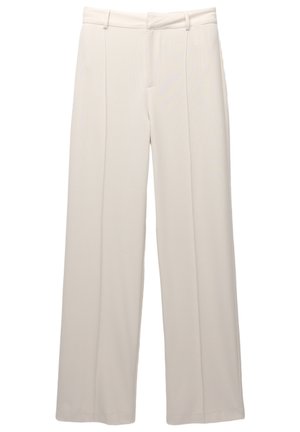 PULL&BEAR SEAMED - Trousers - beige