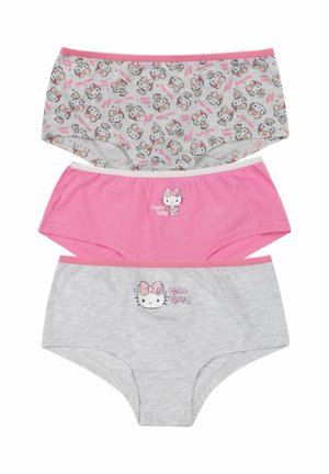 Hello Kitty 3ER PACK HELLO KITTY PANTY SLIP UNTERHOSE UNTERWÄSCHE - Briefs - rosa/grau