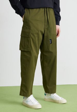 FLEX CLIMBER - Oldalzsebes nadrágok - oliv